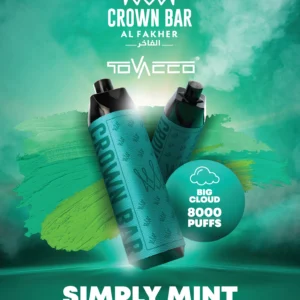 Al Fakher Vape Crown Bar Big Cloud 8000 Puffs 5% Vape monouso alla nicotina all'ingrosso - Stock di magazzino europeo - KeenVape - 10