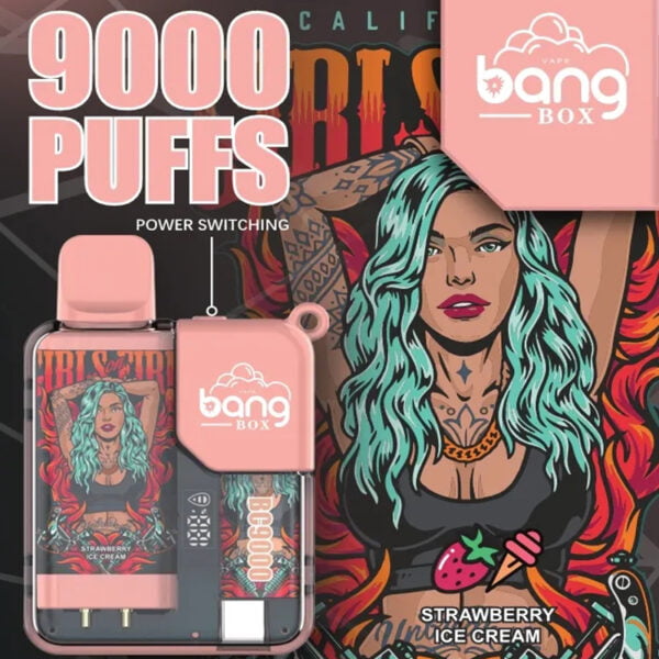 Bang Box 9000 Puffs 0% 2% 3% 5% Nicotina ricaricabile LED Pover Display Vape monouso all'ingrosso - KeenVape - 6