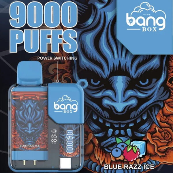 Bang Box 9000 Puffs 0% 2% 3% 5% Nicotina ricaricabile LED Pover Display Vape monouso all'ingrosso - KeenVape - 4