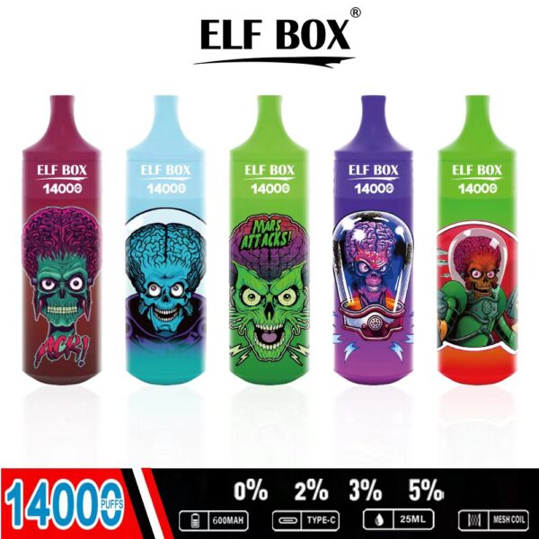 ELF BOX RGB14000 Puffs 0% 2% 3% 5% Vape monouso ricaricabile alla nicotina all'ingrosso - KeenVape - 9