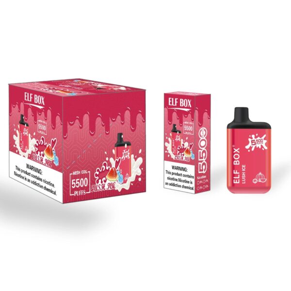 ELF BOX 5500 Vape desechable 5500 Puffs Auténtico cigarrillo electrónico Pen al por mayor - KeenVape - 9