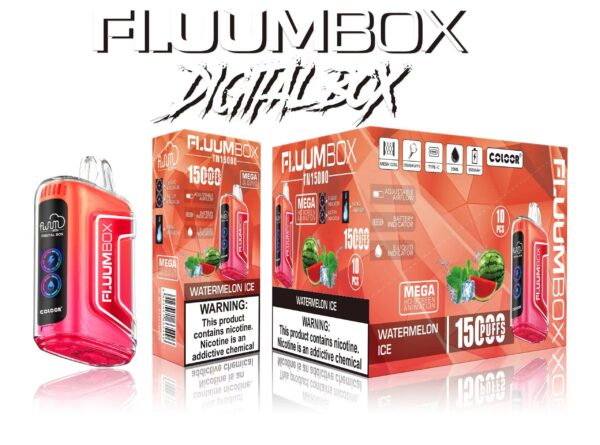 FluuM Digital Box TN 15000 Puffs 0% 2% 3% 5% Nicotina Recargable Vape Pen Pods Cigarrillo electrónico al por mayor - KeenVape - 7