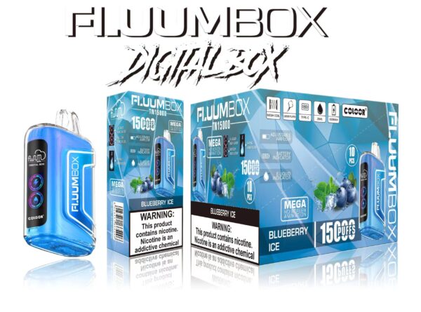 FluuM Digital Box TN 15000 Puffs 0% 2% 3% 5% Nicotina Recargable Vape Pen Pods Cigarrillo electrónico al por mayor - KeenVape - 4
