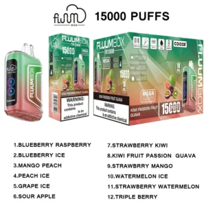 FluuM Digital Box TN 15000 Puffs 0% 2% 3% 5% Nicotina Recargable Vape Pen Pods Cigarrillo electrónico al por mayor - KeenVape - 14