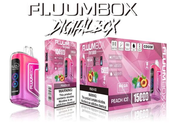 FluuM Digital Box TN 15000 Puffs 0% 2% 3% 5% Nicotina recargable desechable Vape Pen Pods Cigarrillo electrónico al por mayor - KeenVape - 3