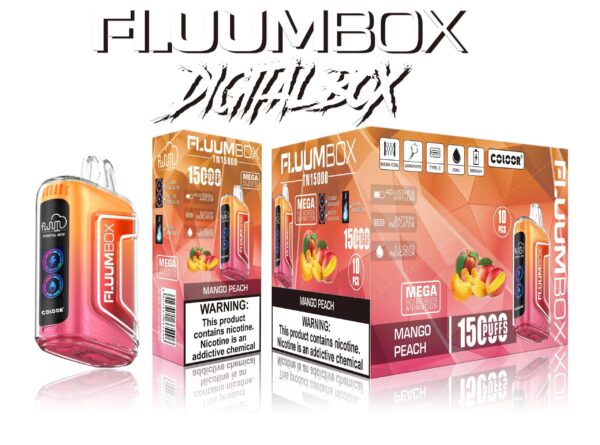 FluuM Digital Box TN 15000 Puffs 0% 2% 3% 5% Nicotina Recargable Vape Pen Pods Cigarrillo electrónico al por mayor - KeenVape - 13
