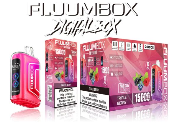 FluuM Digital Box TN 15000 Puffs 0% 2% 3% 5% Nicotina Recargable Vape Pen Pods Cigarrillo electrónico al por mayor - KeenVape - 9