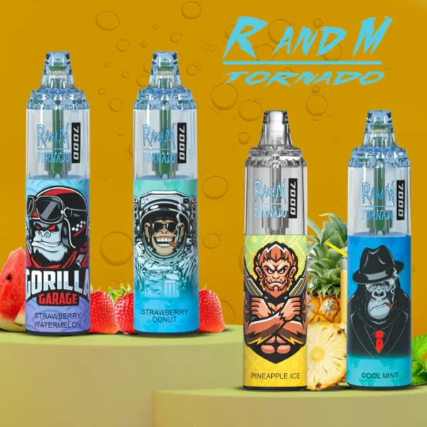 RandM Tornado 7000 Puffs 0% 2% 3% 5% Vape monouso alla nicotina all'ingrosso - KeenVape - 1