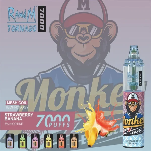 RandM Tornado 7000 Puffs 0% 2% 3% 5% Vape monouso alla nicotina all'ingrosso - KeenVape - 4