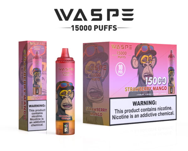 WASPE 15000 PUFFS 0% 2% 3% 5% Vape desechable de nicotina al por mayor - KeenVape - 12