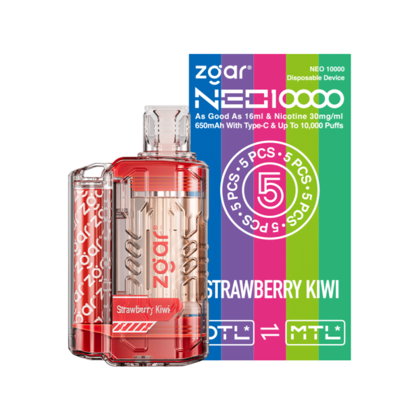 Venta al por mayor de Vape desechable recargable con nicotina ZGAR NEO 10000 Puffs 3% - KeenVape - 3