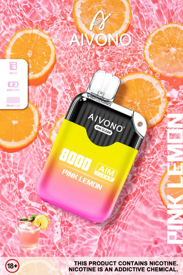 AIVONO AIM CLEAR 8000 Puffs 0% 2% 5% Vapes desechables recargables con bajo contenido de nicotina Compra a granel al por mayor - KeenVape - 6