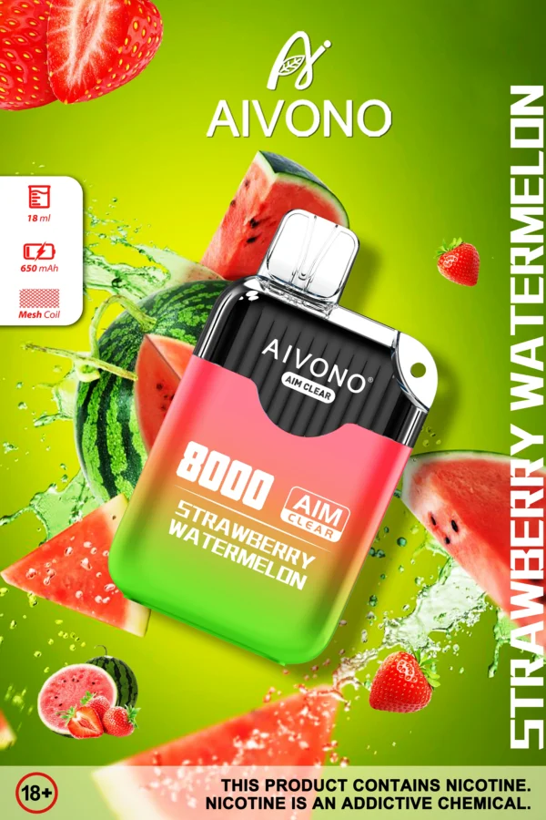 AIVONO AIM CLEAR 8000 Puffs 0% 2% 5% Vapes desechables recargables con bajo contenido de nicotina Compra a granel al por mayor - KeenVape - 3