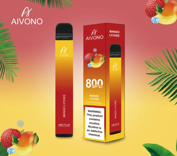 AIVONO AIM PLUS 800 Puffs 0% 2% 5% Перезаряжаемые одноразовые ручки для электронных сигарет с низким содержанием никотина, оптовая покупка оптом - KeenVape - 8