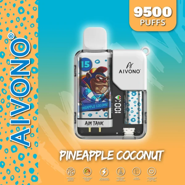 AIVONO AIM TANK 9500 Puffs 0% 2% 3% 5% Penna per vaporizzatori usa e getta ricaricabile a basso contenuto di nicotina all'ingrosso Acquista all'ingrosso - KeenVape - 9