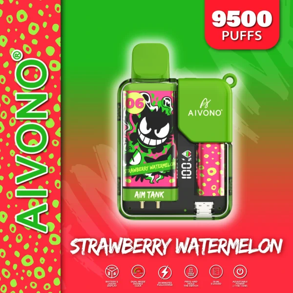 AIVONO AIM TANK 9500 Puffs 0% 2% 3% 5% Penna per vaporizzatori usa e getta ricaricabile a basso contenuto di nicotina all'ingrosso Acquista all'ingrosso - KeenVape - 15