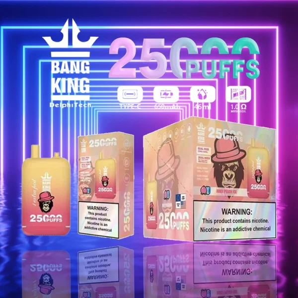 Bang King 25000 Puffs Dual Pods 0% 2% 3% 5% Penna per vaporizzatori usa e getta ricaricabile a basso contenuto di nicotina all'ingrosso Acquista all'ingrosso - KeenVape - 7