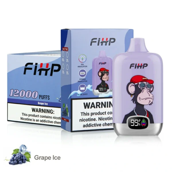 FIHP 12000 Puffs 2% 5% Low Nicotine Rechargeable Disposable Vapes Pen Bulk Buy Wholesale - KeenVape - 4