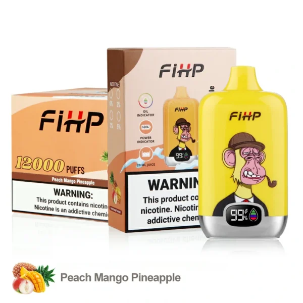 FIHP 12000 Puffs 2% 5% Low Nicotine Rechargeable Disposable Vapes Pen Bulk Buy Wholesale - KeenVape - 7