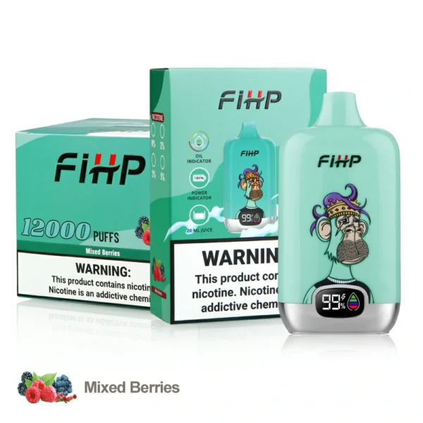 FIHP 12000 Puffs 2% 5% Low Nicotine Rechargeable Disposable Vapes Pen Bulk Buy Wholesale - KeenVape - 9