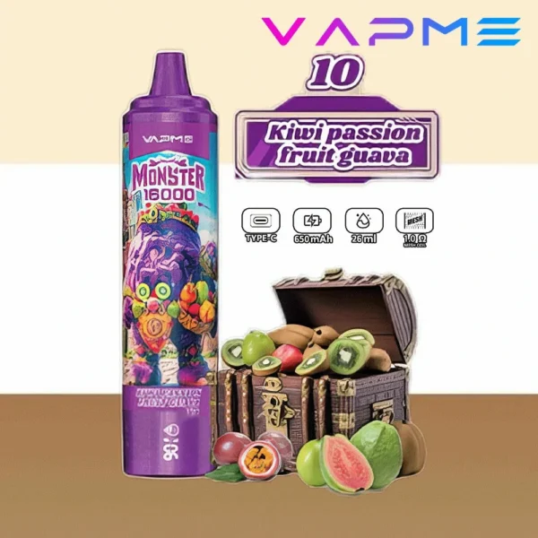 Vapme Monster 16000 Puffs 2% 5% Vapes usa e getta ricaricabili alla nicotina Acquista all'ingrosso - KeenVape - 11
