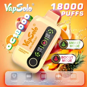 Vapsolo DG 18000 Puffs 2% 5% Alacsony nikotintartalmú, újratölthető, eldobható Vapes Pen tömeges vásárlás Nagyker - KeenVape - 9