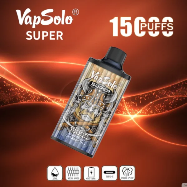 Vapsolo Super 15000 Puffs 2% 5% Basso contenuto di nicotina alla rinfusa Acquista penna per vaporizzatori usa e getta ricaricabile all'ingrosso - KeenVape - 15