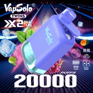 VapSolo Twins 20000 Puffs 2% 5% Penna per vaporizzatori usa e getta ricaricabile a basso contenuto di nicotina Bulk Acquista all'ingrosso - KeenVape - 15