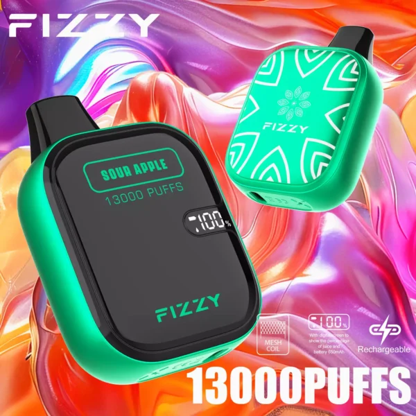 Fizzy Boom 13000 Puffs 2% 5% Low Nicotine Rechargeable Disposable Vapes Pen Bulk Buy Wholesale - KeenVape - 5