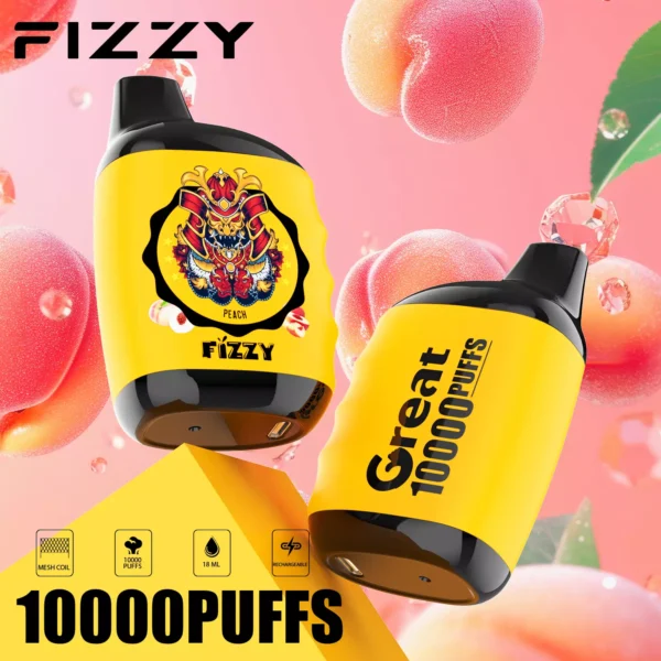 Fizzy Great 10000 Puffs 2% 5% Low Nicotine Rechargeable Disposable Vapes Pen Bulk Buy Wholesale - KeenVape - 6
