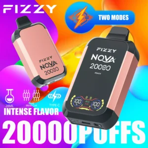Fizzy Nova 20000 Puffs Dual Mesh 2% 5% Low Nicotine Rechargeable Disposable Vapes Pen Bulk Buy Wholesale - KeenVape - 9