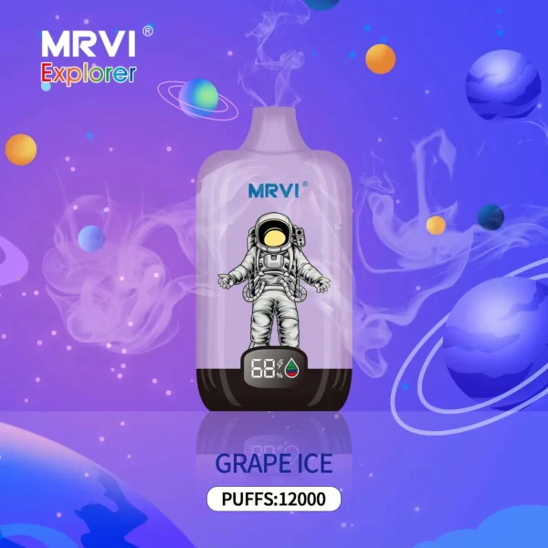 MRVI Explorer 12000 Puffs Digital Screen 2% 3% 5% Low Nicotine Rechargeable Disposable Vapes Pen Bulk Buy Wholesale - KeenVape - 3