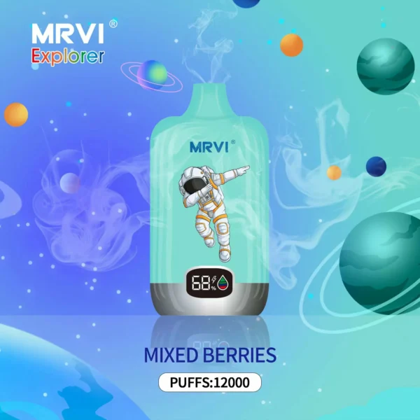 MRVI Explorer 12000 Puffs Digital Screen 2% 3% 5% Low Nicotine Rechargeable Disposable Vapes Pen Bulk Buy Wholesale - KeenVape - 4