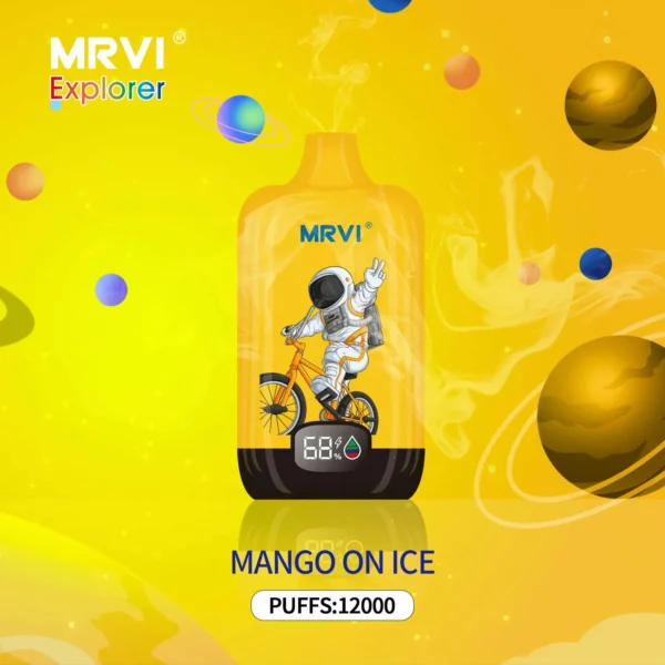 MRVI Explorer 12000 Puffs Digital Screen 2% 3% 5% Low Nicotine Rechargeable Disposable Vapes Pen Bulk Buy Wholesale - KeenVape - 5