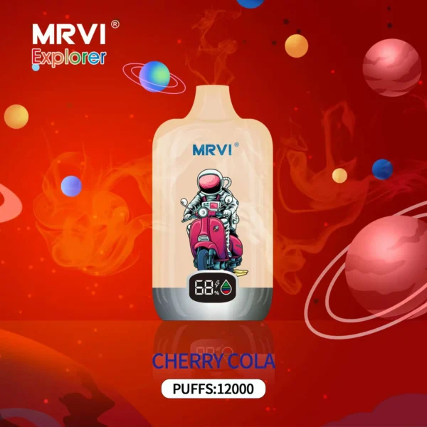 MRVI Explorer 12000 Puffs Digital Screen 2% 3% 5% Low Nicotine Rechargeable Disposable Vapes Pen Bulk Buy Wholesale - KeenVape - 7