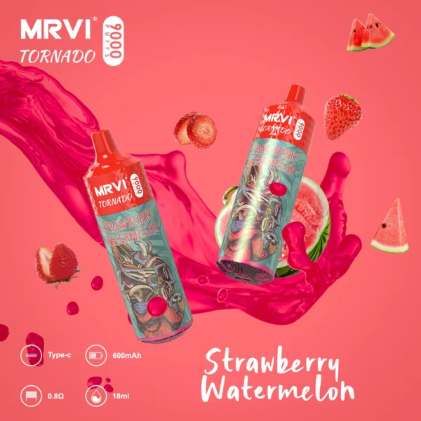 MRVI Tornado 9000 Puffs 2% 3% 5% Penna per vaporizzatori usa e getta ricaricabile a basso contenuto di nicotina all'ingrosso Acquista all'ingrosso - KeenVape - 4