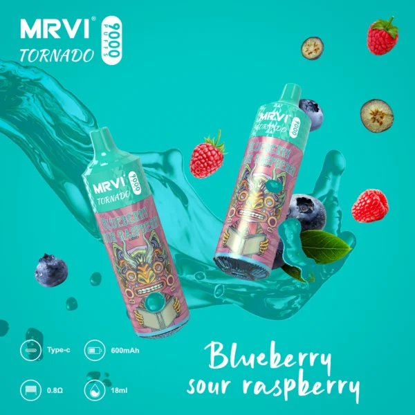 MRVI Tornado 9000 Puffs 2% 3% 5% Penna per vaporizzatori usa e getta ricaricabile a basso contenuto di nicotina all'ingrosso Acquista all'ingrosso - KeenVape - 5