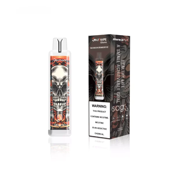 Grativape iStorm 12000 Puffs 0% 2% 3% 5% Low Nicotine Rechargeable Disposable Vapes Pen Bulk Buy Wholesale - KeenVape - 3