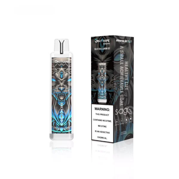 Grativape iStorm 12000 Puffs 0% 2% 3% 5% Low Nicotine Rechargeable Disposable Vapes Pen Bulk Buy Wholesale - KeenVape - 5