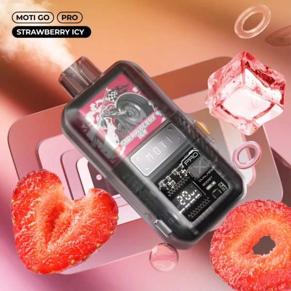 MOTI Go Pro 12000 Puffs Dual Mesh Smart Screen 3% 5% Low Nicotine Rechargeable Disposable Vapes Pen Bulk Buy Wholesale - KeenVape - 13