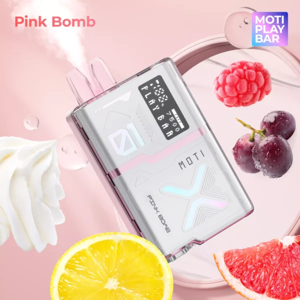 MOTI Play Bar 7500 Puffs Crystal Digital Screen 5% Penna per vaporizzatori usa e getta ricaricabile a basso contenuto di nicotina all'ingrosso Acquista all'ingrosso - KeenVape - 2