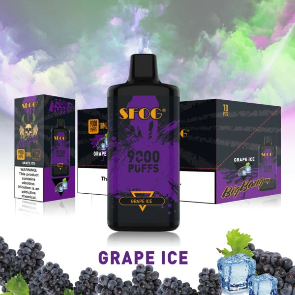SFOG BIG BANG 9000 Puffs 0% 2% 3% 5% Penna per vaporizzatori usa e getta ricaricabile a basso contenuto di nicotina all'ingrosso Acquista all'ingrosso - KeenVape - 7