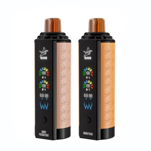 VASY OSSU 30000 Puffs Shisha Hookah Dual Mesh Full Screen 0% 5% Low Nicotine Rechargeable Disposable Vapes Pen Bulk Buy Wholesale - KeenVape - 2